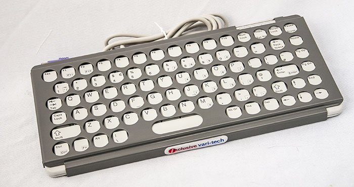 Compact keyboard with Keyguard