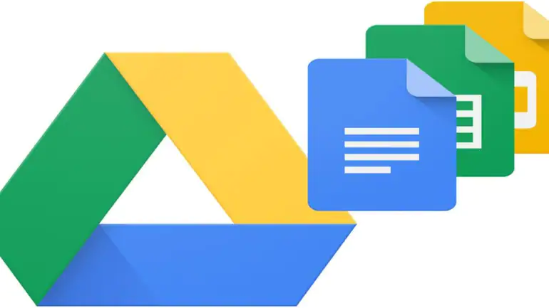 Google drive and docs logos